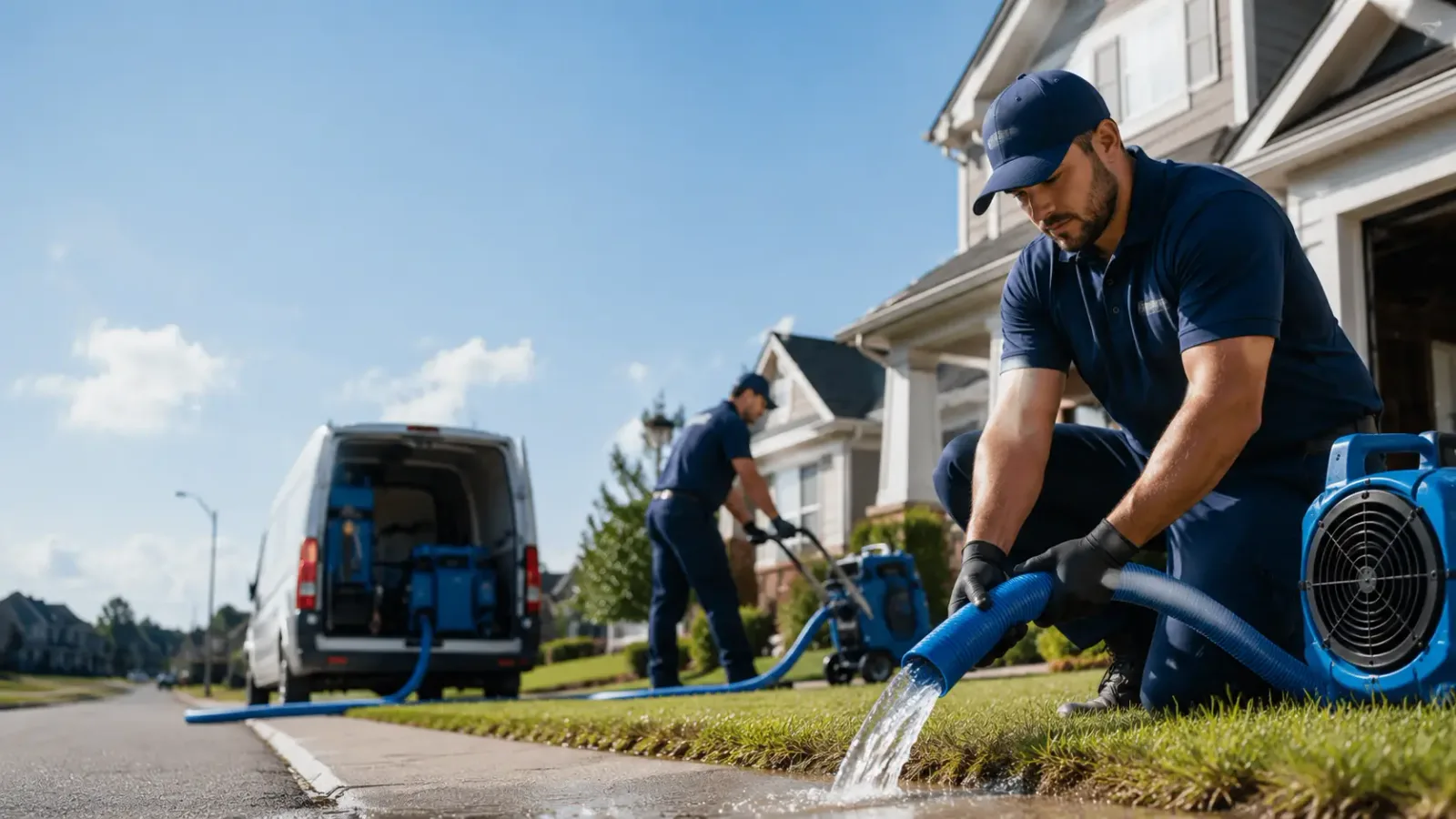 Flood Damage Restoration in London, TX